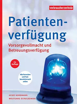 E-Book (pdf) Patientenverfügung von Heike Nordmann, Wolfgang Schuldzinski