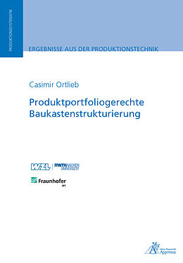 Kartonierter Einband Produktportfoliogerechte Baukastenstrukturierung von Casimir Ortlieb