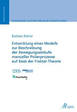 E-Book (pdf) Entwicklung eines Modells zur Beschreibung der Bewegungsabläufe von Barbara Bohne