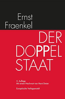 Kartonierter Einband Der Doppelstaat von Ernst Fraenkel