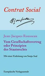 Kartonierter Einband Vom Gesellschaftsvertrag oder Prinzipien des Staatsrechts von Jean-Jacques Rousseau