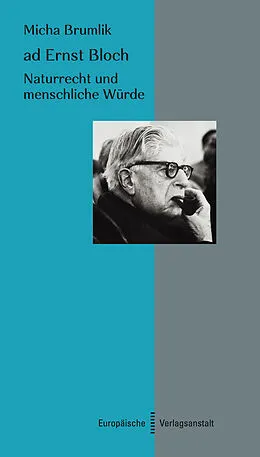 E-Book (epub) ad Ernst Bloch von Micha Brumlik