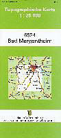 (Land)Karte Bad Mergentheim 1 : 25 000 von 
