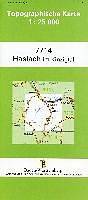 (Land)Karte Haslach im Kinzigtal 1 : 25 000 von 