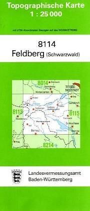 (Land)Karte Feldberg (Schwarzwald) 1 : 25 000 von 