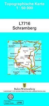 (Land)Karte L7716 Schramberg von 