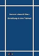 Kartonierter Einband Einleitung in den Talmud von Hermann Leberecht Strack