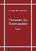 Kartonierter Einband Elemente der Stereometrie von Gustav Holzmüller