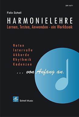 Kartonierter Einband Harmonielehre ...von Anfang an von Felix Schell