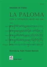 Sebastian Yradier Notenblätter La Paloma