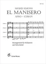 Moises Simons Notenblätter El manisero