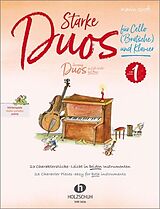Geheftet Starke Duos 1 für Cello (Bratsche) und Klavier von Karin Groß