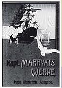 Kartonierter Einband Kapitän Marryats Werke von Frederick Marryat