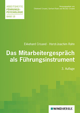 Kartonierter Einband Das Mitarbeitergespräch als Führungsinstrument von Ekkehard Crisand, Horst-Joachim Rahn