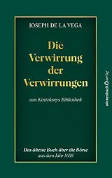 E-Book (epub) Die Verwirrung der Verwirrungen von Joseph de la Vega