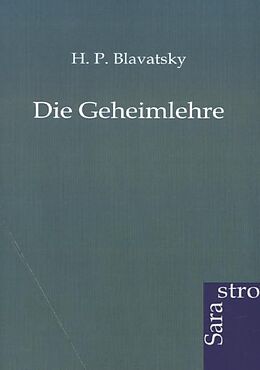 Kartonierter Einband Die Geheimlehre von H. P. Blavatsky