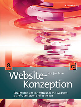 Kartonierter Einband Website-Konzeption von Jens Jacobsen