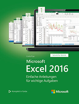 E-Book (pdf) Microsoft Excel 2016 (Microsoft Press) von Curtis Frye