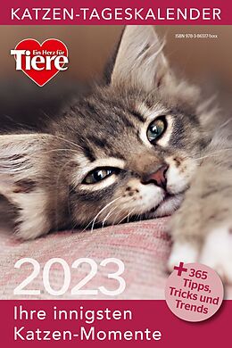 Kalender Katzen Tageskalender 2023 von 