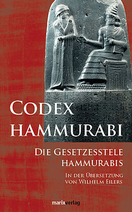 Fester Einband Codex Hammurabi von Hammurapi