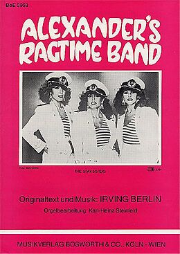 Irving Berlin Notenblätter Alexanders Ragtime Band