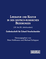 Kartonierter Einband Literatur und Kultur in den deutsch-russischen Beziehungen (18. bis 20. Jahrhundert) von 