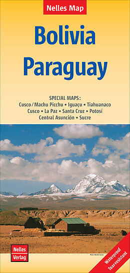 (Land)Karte Nelles Map Landkarte Bolivia - Paraguay von 