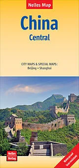 (Land)Karte Nelles Map Landkarte China: Central 1:1,75 Mio. von 