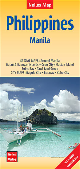 Carte (de géographie) pliée Nelles Map Landkarte Philippines - Manila de 