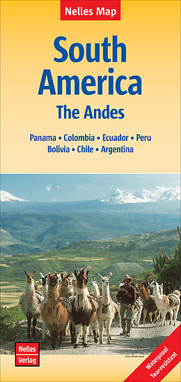 (Land)Karte Nelles Map Landkarte South America: The Andes von 