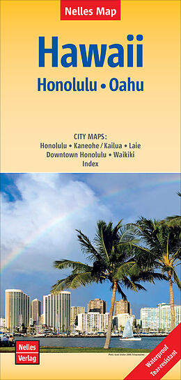 (Land)Karte Nelles Map Landkarte Hawaii : Honolulu, Oahu von 