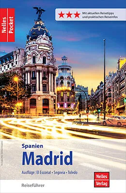 E-Book (epub) Nelles Pocket Reiseführer Madrid von Tobias Büscher, Gabriel Calvo, Sabine Tzschaschel