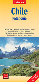 (Land)Karte Nelles Map Landkarte Chile - Patagonia von 