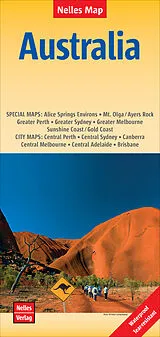 (Land)Karte Nelles Map Landkarte Australia von 