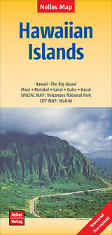 gefaltete (Land)Karte Nelles Map Landkarte Hawaiian Islands von 