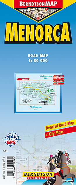 (Land)Karte Menorca von 