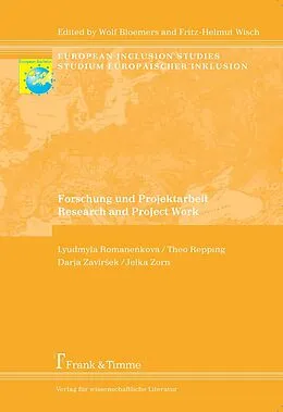 E-Book (pdf) Forschung und Projektarbeit / Research and Project Work von Theo Repping, Lyudmyla Romanenkova, Darja Zavirsek
