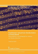E-Book (pdf) Kommunale und private Musikschulen in Deutschland von Andreas Zach
