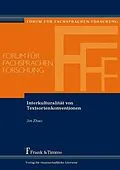 E-Book (pdf) Interkulturalität von Textsortenkonventionen von Jin Zhao