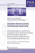 E-Book (pdf) Zwischen Bestenauslese und Demokratieprinzip von Franz-Wilhelm Dollinger, Dieter C. Umbach