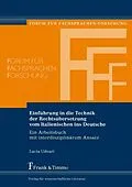 E-Book (pdf) Einführung in die Technik der Rechtsübersetzung vom Italienischen ins Deutsche von Lucia Udvari