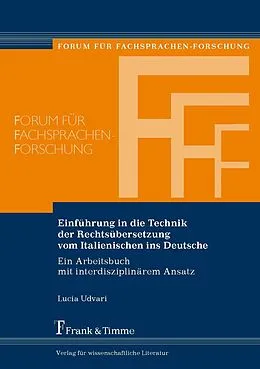 E-Book (pdf) Einführung in die Technik der Rechtsübersetzung vom Italienischen ins Deutsche von Lucia Udvari