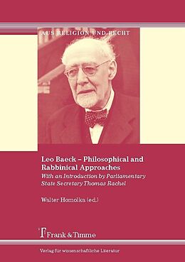 eBook (pdf) Leo Baeck - Philosophical and Rabbinical Approaches de 