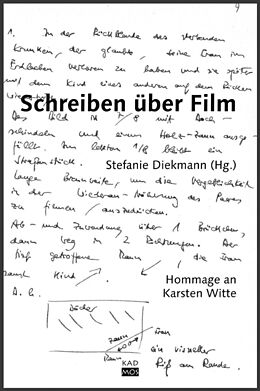 Kartonierter Einband Schreiben über Film von Stefanie Diekmann