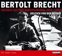 Audio CD (CD/SACD) Auszüge aus dem Arbeitsjournal 1948-1954 von Bertolt Brecht