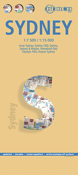 (Land)Karte Sydney, Borch Map von 
