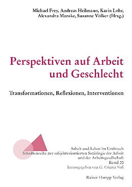 Kartonierter Einband Perspektiven auf Arbeit und Geschlecht von 