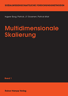 E-Book (pdf) Multidimensionale Skalierung von Ingwer Borg, Patrick J.F Groenen, Patrick Mair