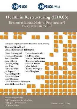 E-Book (pdf) Health in Restructuring (HIRES) von Thomas Kieselbach, Claude Emmanuel Triomphe