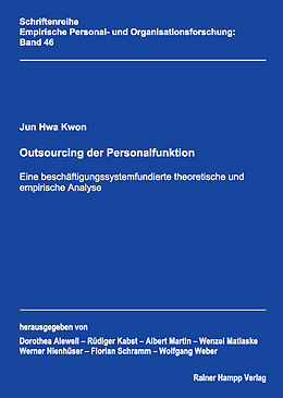 E-Book (pdf) Outsourcing der Personalfunktion von Jun Hwa Kwon